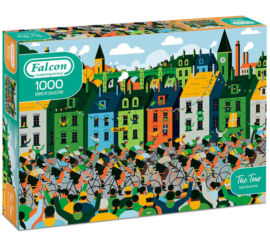 Falcon Contemporary The Tour Puzzle 1000pcs - Import
