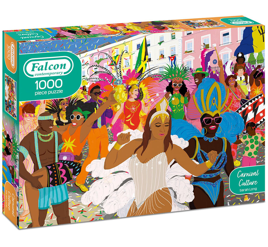 FINAL SALE Falcon Contemporary Carnival Culture Puzzle 1000pcs - Import ONLINE ORDER ONLY