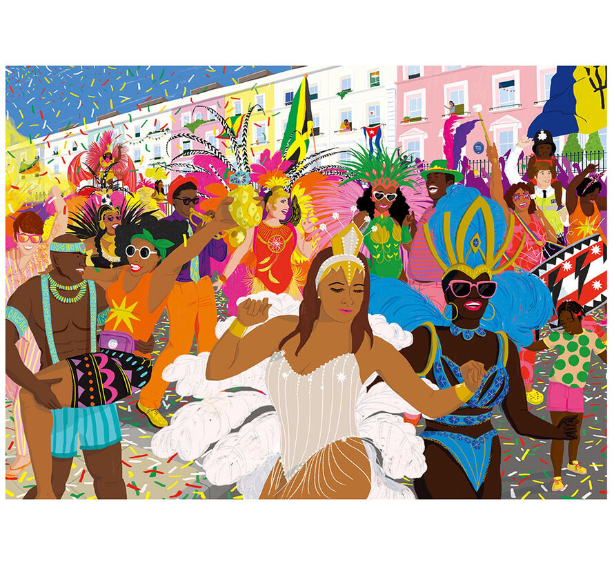 FINAL SALE Falcon Contemporary Carnival Culture Puzzle 1000pcs - Import ONLINE ORDER ONLY