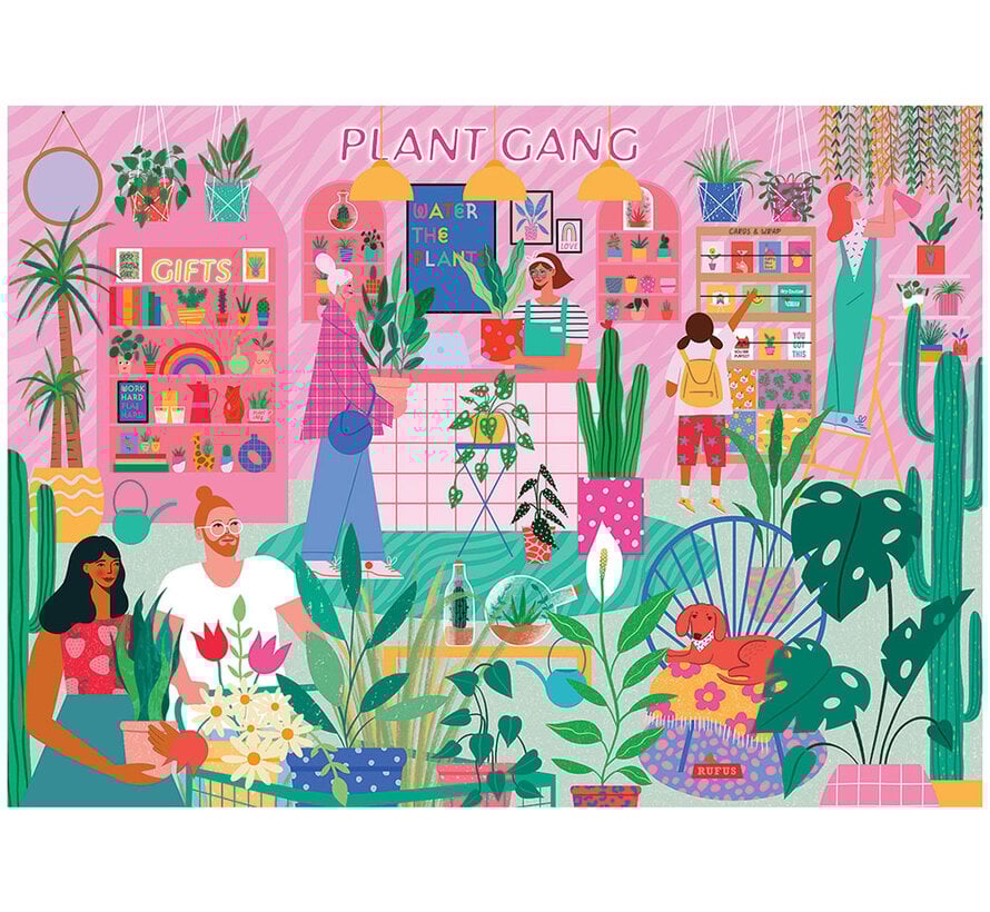 Falcon Contemporary Plant Gang Puzzle 1000pcs - Import