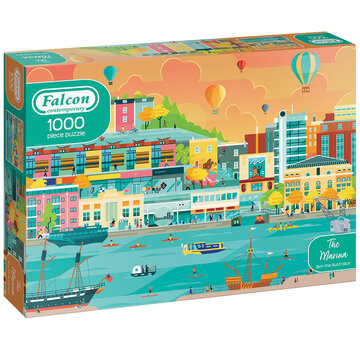 Falcon Falcon Contemporary The Marina Puzzle 1000pcs - Import ONLINE ORDER ONLY