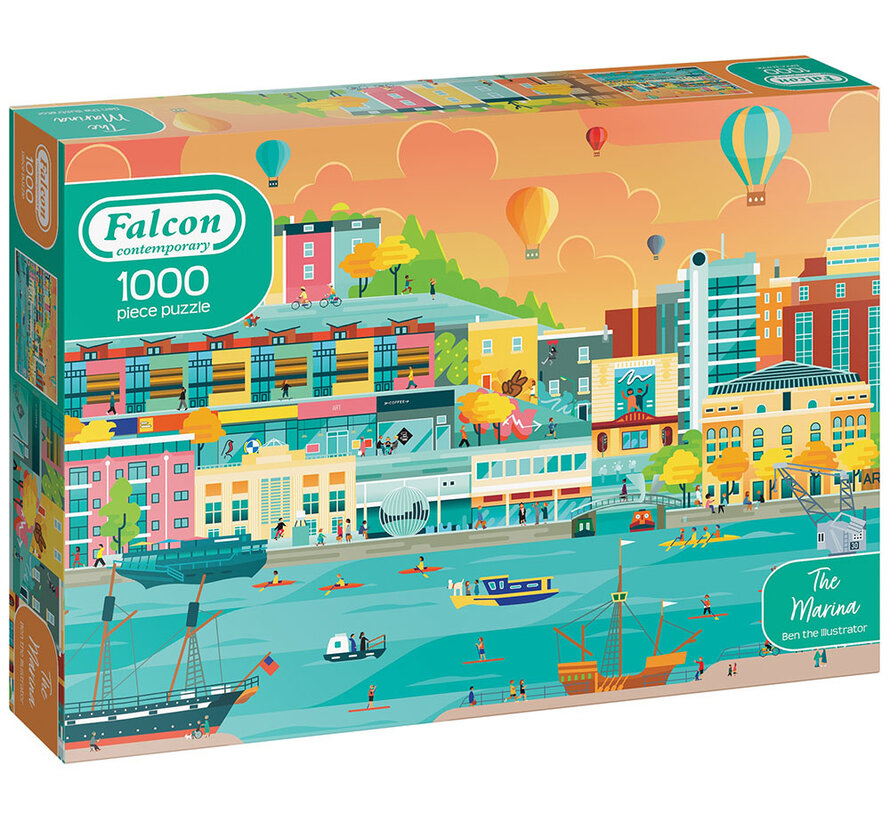 Falcon Contemporary The Marina Puzzle 1000pcs - Import