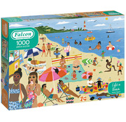 Falcon FINAL SALE Falcon Contemporary Life's a Beach Puzzle 1000pcs - Import ONLINE ORDER ONLY