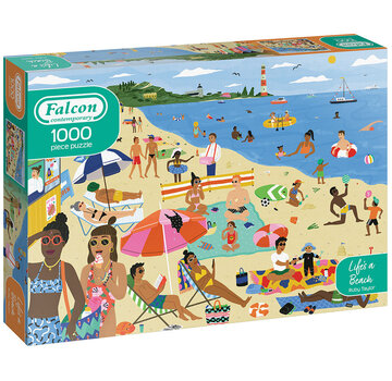 Falcon FINAL SALE Falcon Contemporary Life's a Beach Puzzle 1000pcs - Import ONLINE ORDER ONLY