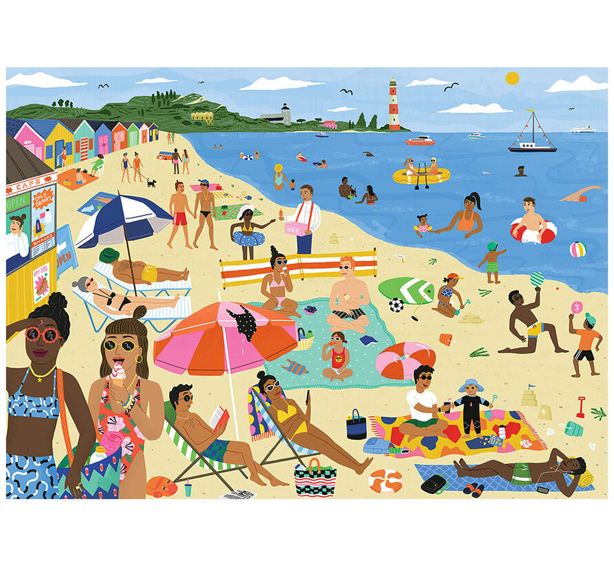 Falcon Contemporary Life's a Beach Puzzle 1000pcs - Import