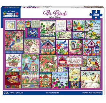 White Mountain White Mountain ­ The Birds Park Puzzle 500pcs