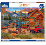 White Mountain White Mountain Lake Retreat Puzzle 1000pcs