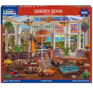 White Mountain White Mountain Garden Room Puzzle 1000pcs