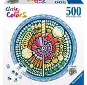 Ravensburger Ravensburger Circle of Colors: Candy Round Puzzle 500pcs - Import