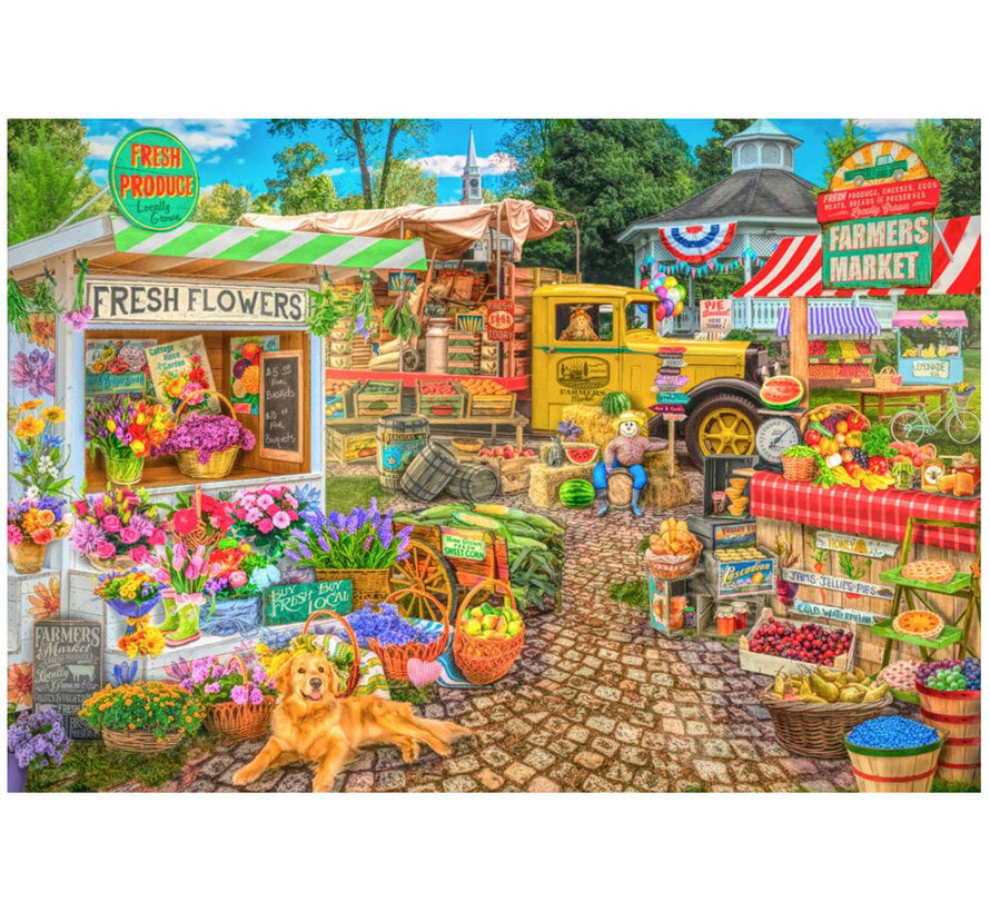 Bluebird Farmers Market Spring Summer Season Puzzle 1000pcs