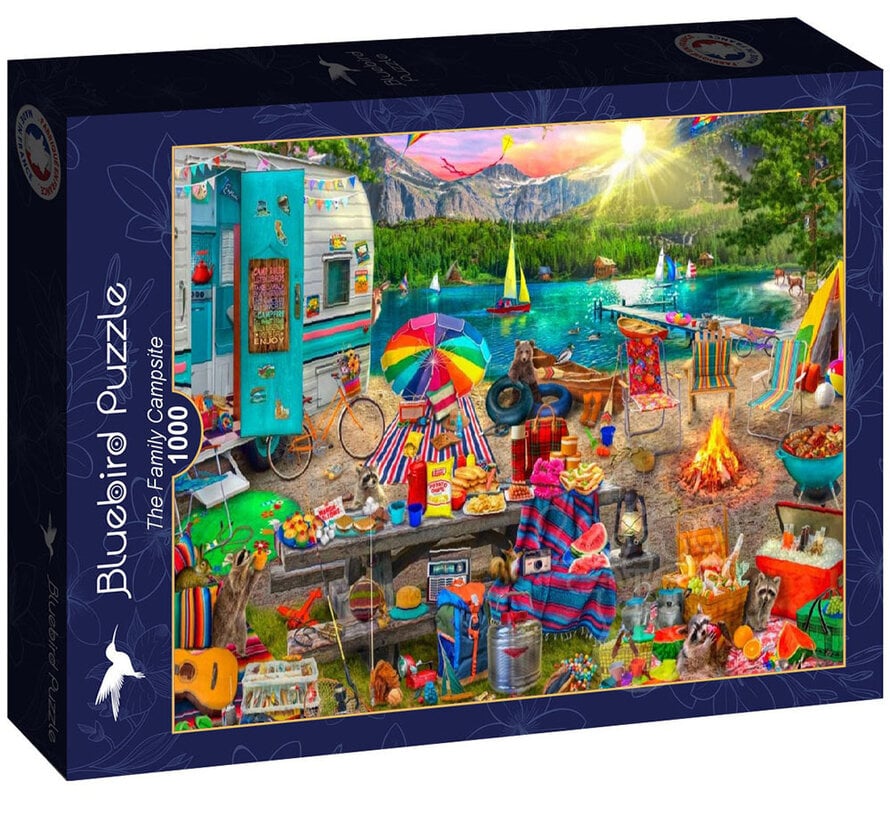 Bluebird The Family Campsite Puzzle 1000pcs