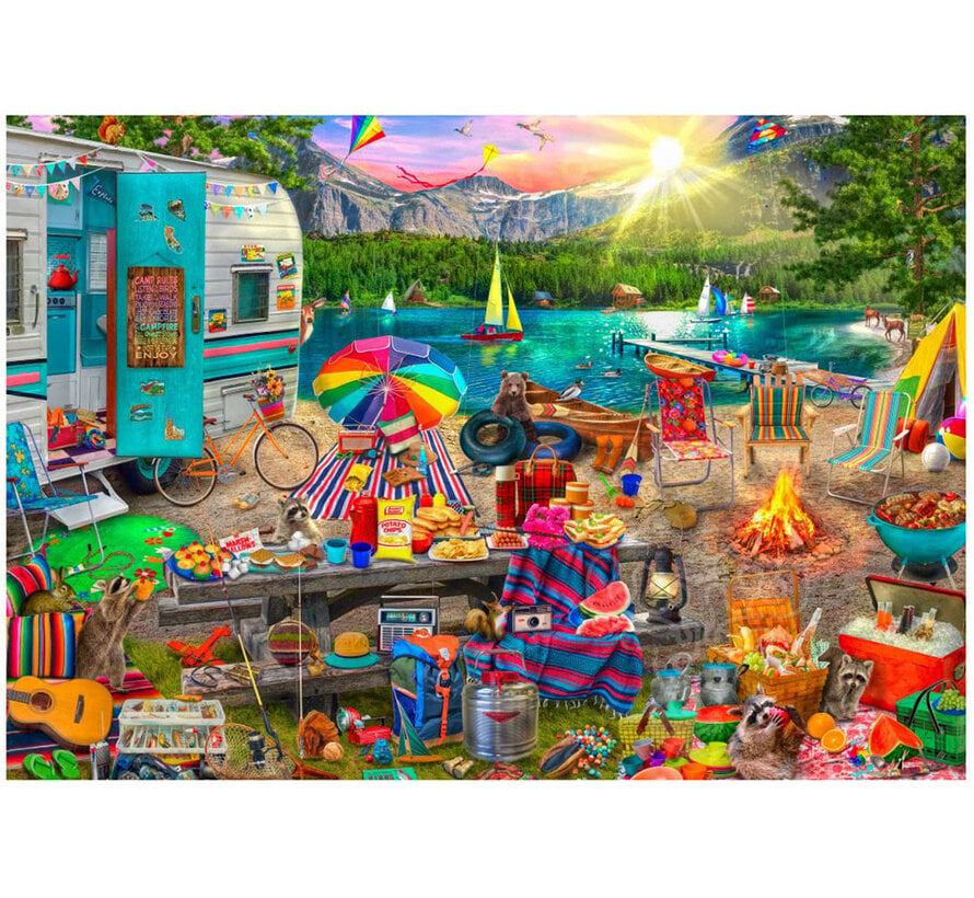 Bluebird The Family Campsite Puzzle 1000pcs