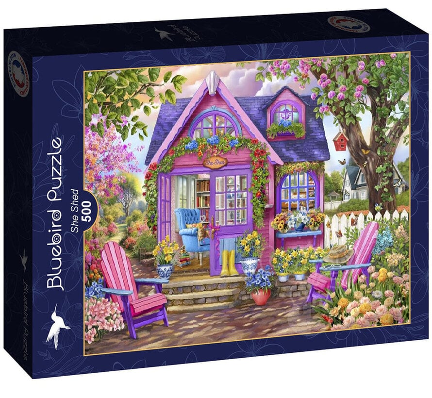 Bluebird She Shed Puzzle 500pcs