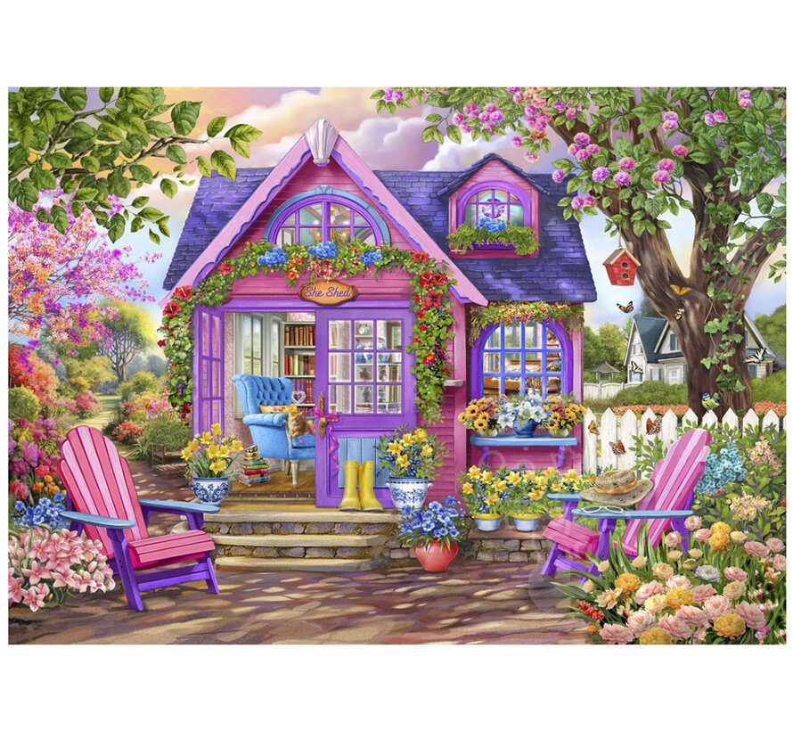 Bluebird She Shed Puzzle 500pcs