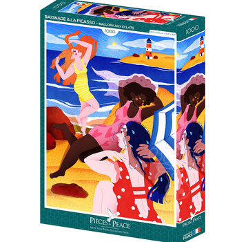 Pieces & Peace Pieces & Peace Bathing à la Picasso Puzzle 1000pcs