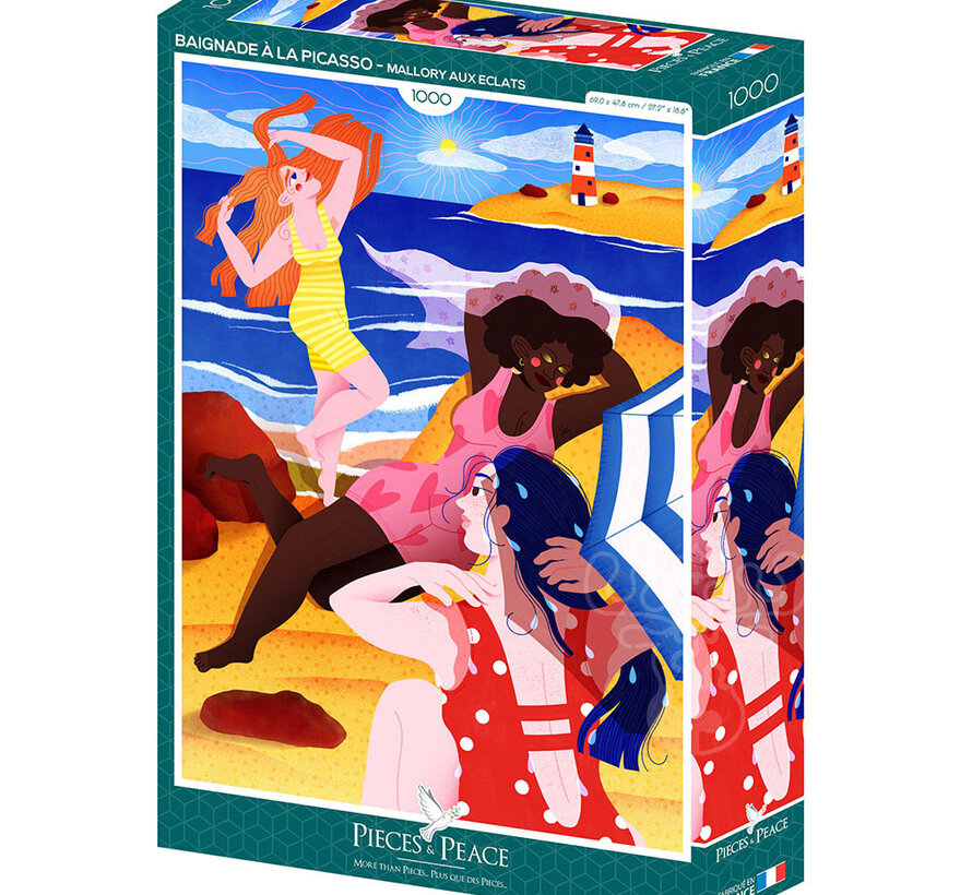 Pieces & Peace Bathing à la Picasso Puzzle 1000pcs