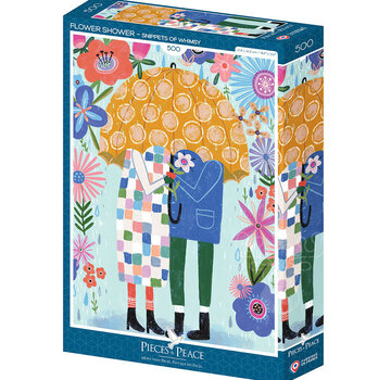 Pieces & Peace FINAL SALE Pieces & Peace Flower Shower Puzzle 500pcs