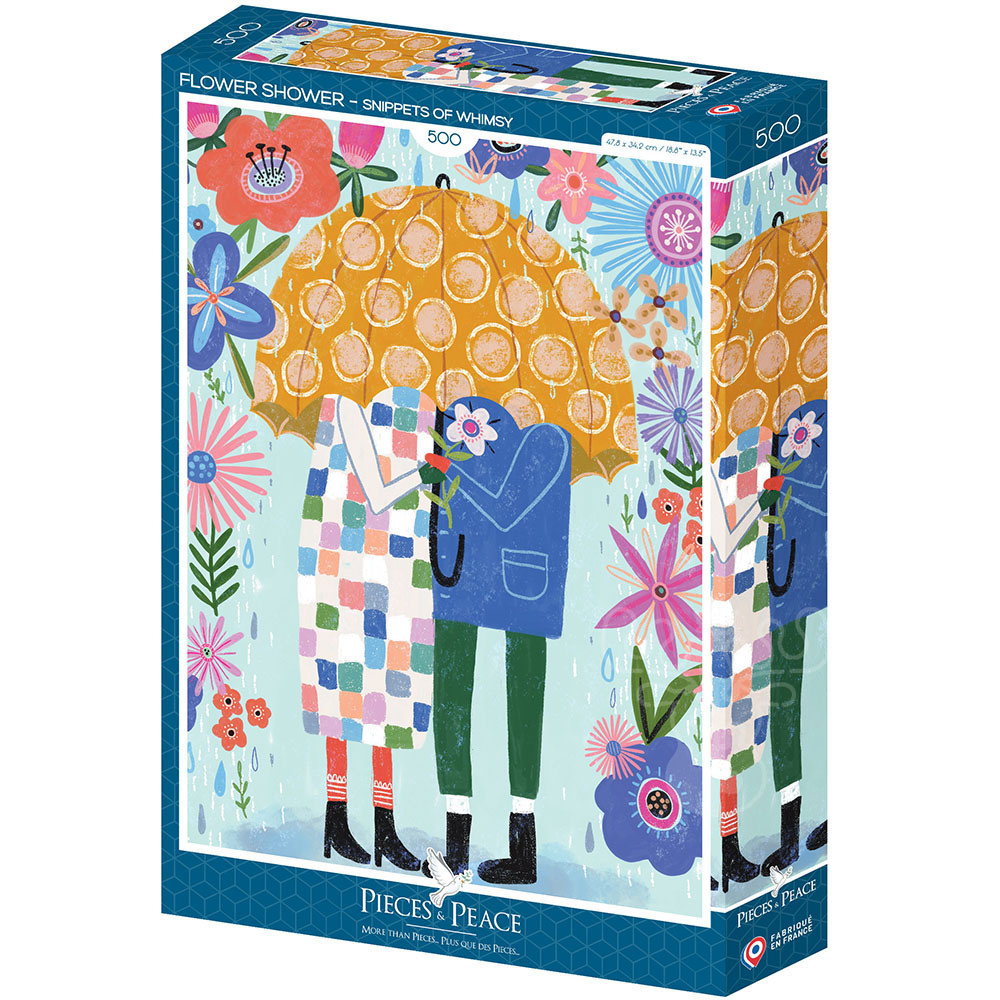 Pieces & Peace Flower Shower Puzzle 500pcs Puzzles Canada