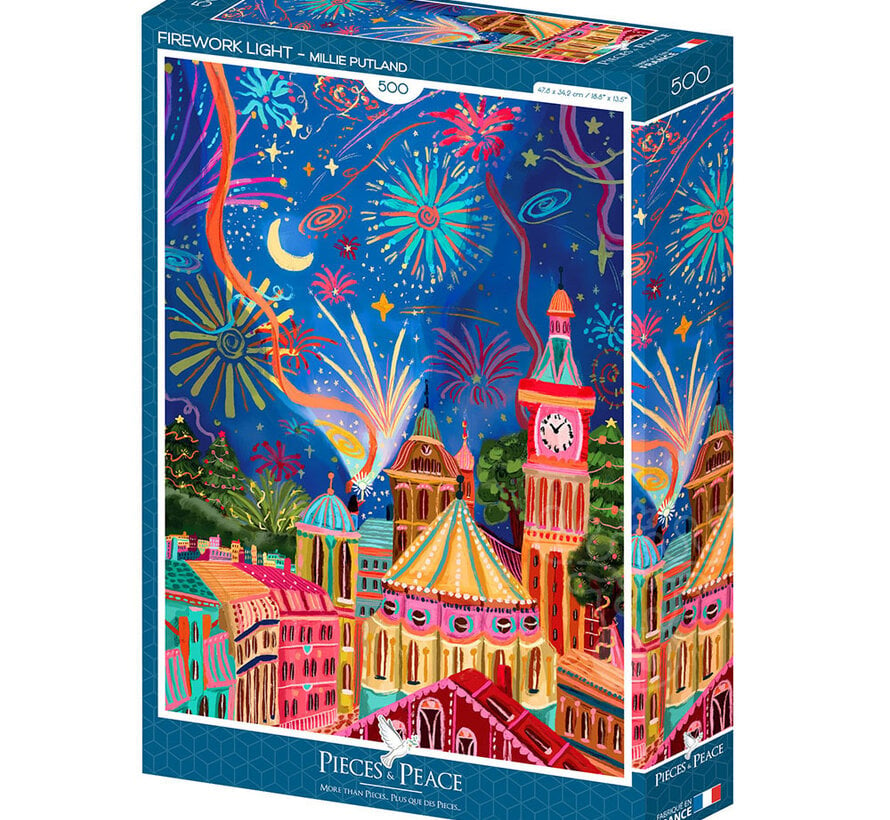 Pieces & Peace Firework Light Puzzle 500pcs