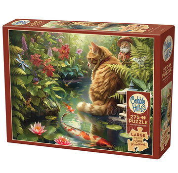 Cobble Hill Puzzles Cobble Hill Koi Cat Easy Handling Puzzle 275pcs