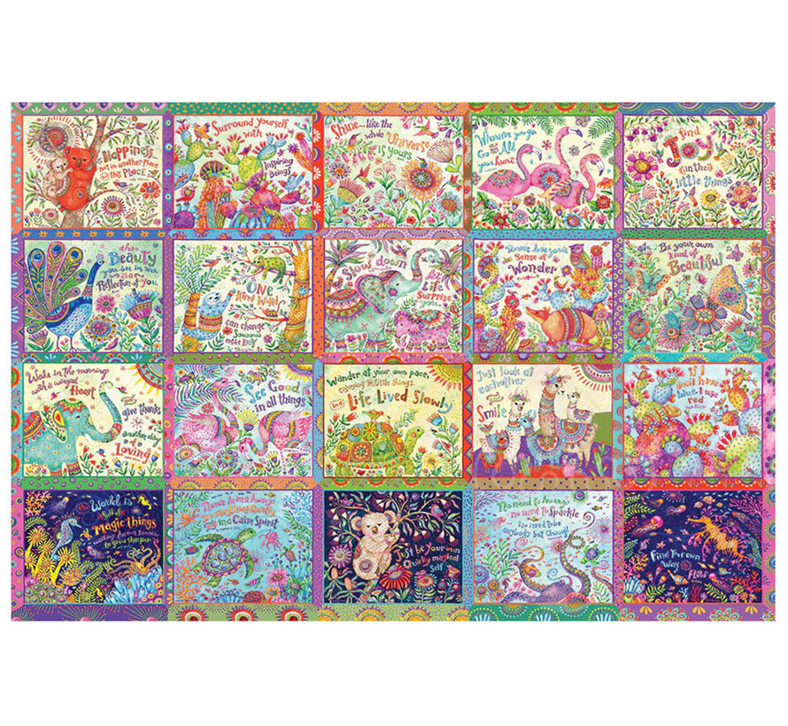 Cobble Hill Happy Thoughts Puzzle 2000pcs