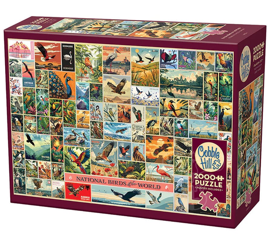 Cobble Hill National Birds of the World Puzzle 2000pcs