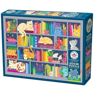 Cobble Hill Puzzles Cobble Hill Rainbow Cats Puzzle 500pcs