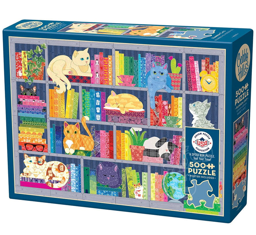 Cobble Hill Rainbow Cats Puzzle 500pcs