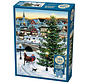 Cobble Hill Village Tree Puzzle 500pcs