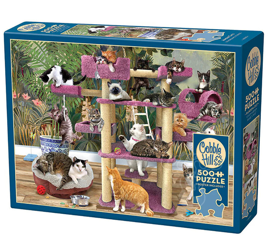 Cobble Hill Jungle Cats Puzzle 500pcs