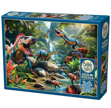 Cobble Hill Puzzles Cobble Hill Prehistoric Beasts Puzzle 500pcs