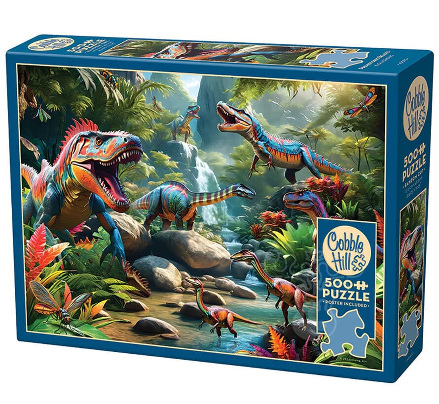 Cobble Hill Prehistoric Beasts Puzzle 500pcs