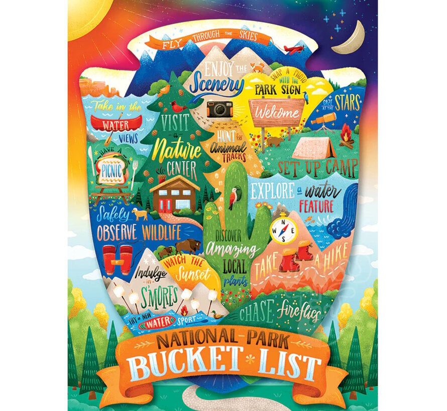 Cobble Hill National Park Bucket List Puzzle 500pcs