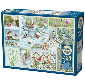 Cobble Hill Puzzles Cobble Hill Garden Birds in Winter Puzzle 500pcs