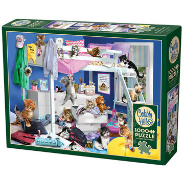 Cobble Hill Puzzles Cobble Hill Kitten Slumber Party Puzzle 1000pcs
