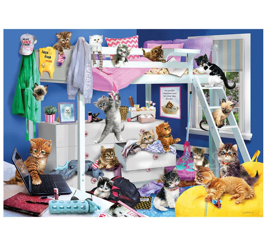 Cobble Hill Kitten Slumber Party Puzzle 1000pcs