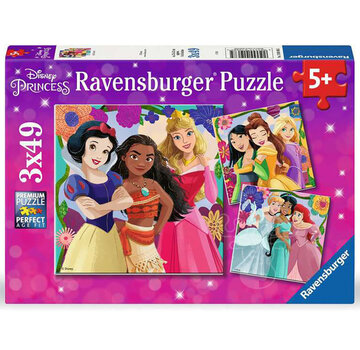 Ravensburger Ravensburger Disney Princess Girl Power! Puzzle 3 x 49pcs
