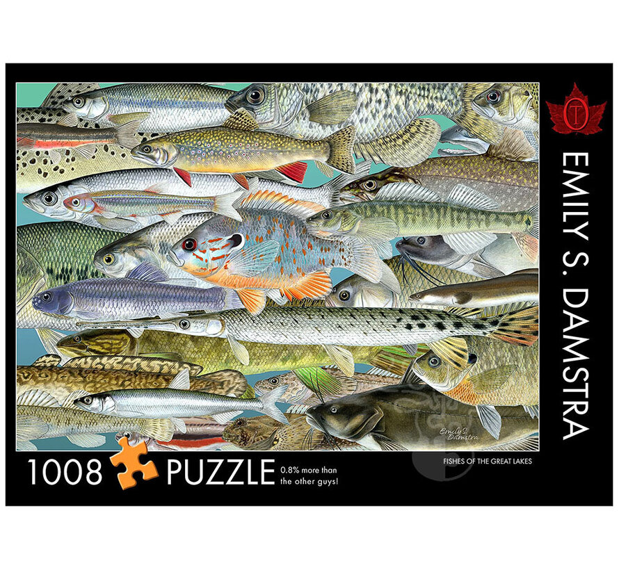 The Occurrence Fishes Of The Great Lakes Puzzle 1008pcs