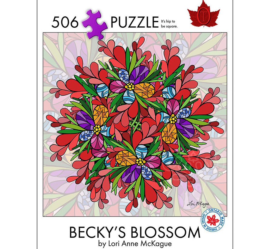 The Occurrence Becky’s Blossom Square Puzzle 506pcs