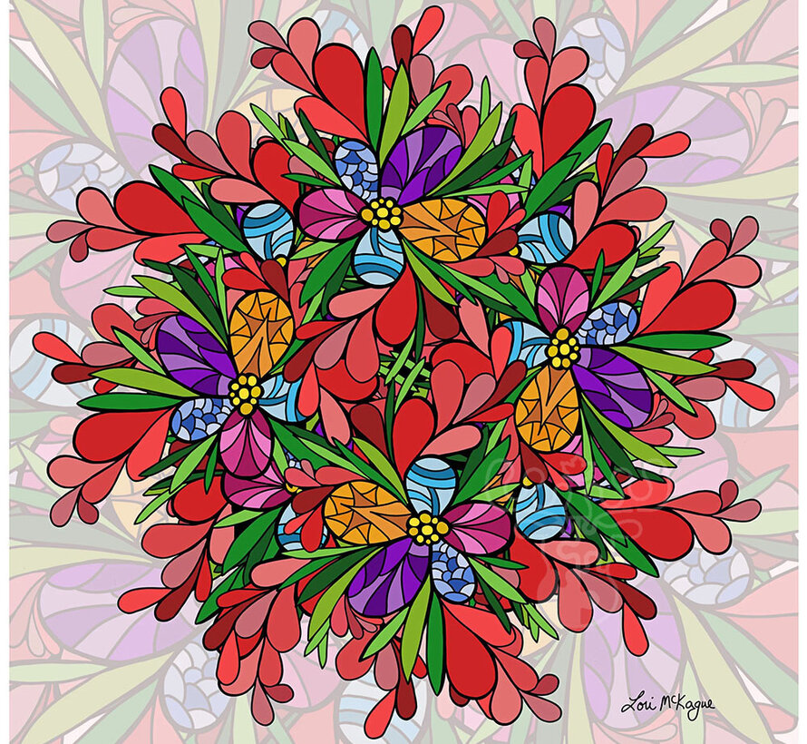 The Occurrence Becky’s Blossom Square Puzzle 506pcs