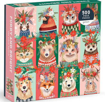 Galison Galison Furry And Bright Puzzle 500pcs