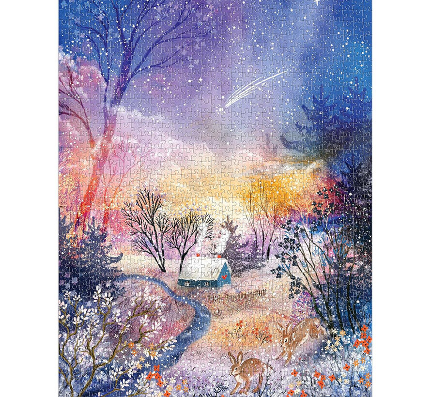 Galison Enchanted Snowfall Puzzle 1000pcs