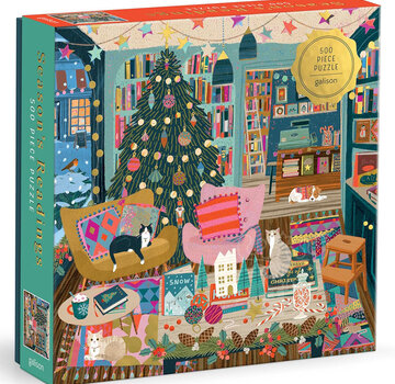 Galison Galison Season's Readings Foil Puzzle 500pcs