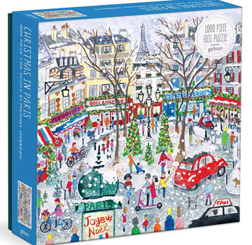 Galison Galison Michael Storrings Christmas in Paris Foil Puzzle 1000pcs