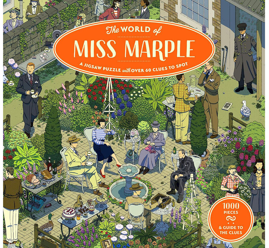 Laurence King The World of Miss Marple Puzzle 1000pcs