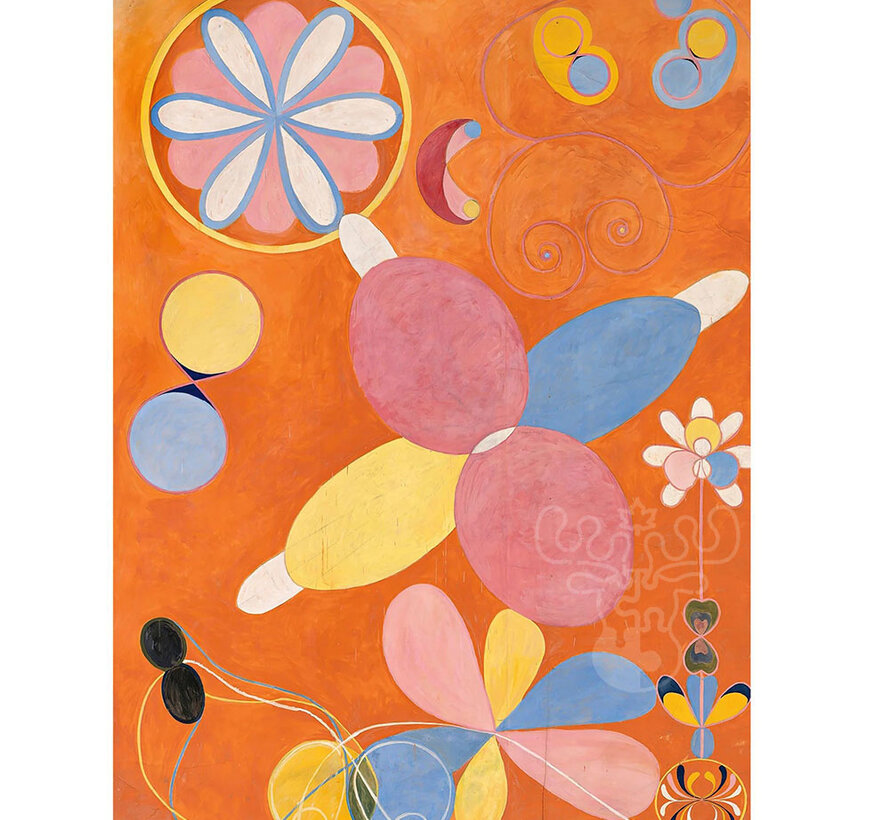 Pomegranate Hilma af Klint Double-Sided Puzzle 2 x 120pcs
