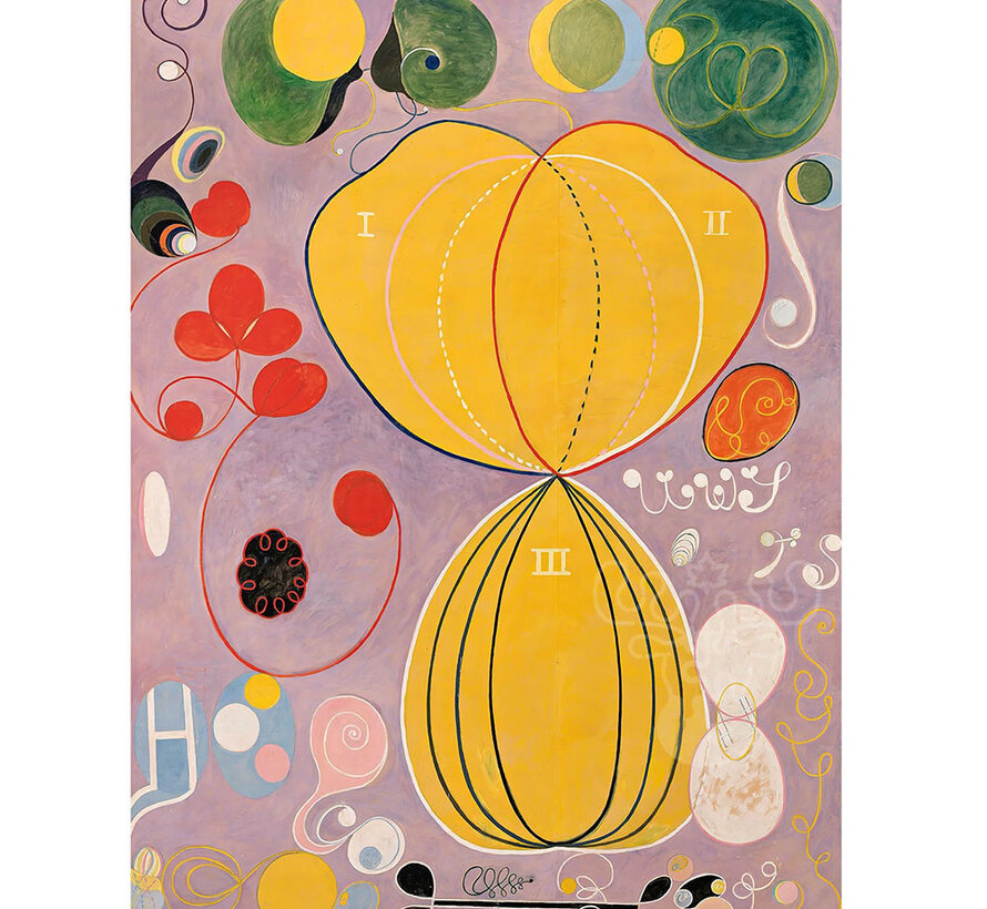 Pomegranate Hilma af Klint Double-Sided Puzzle 2 x 120pcs