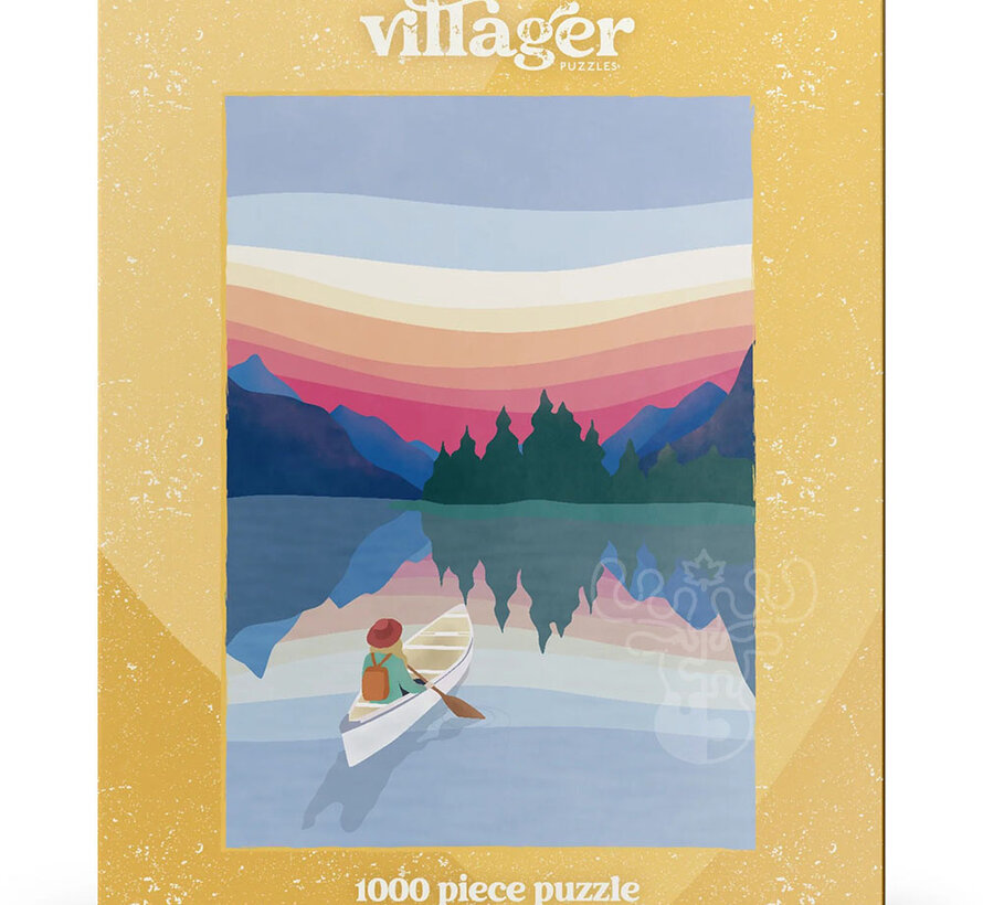Villager Sunrise Paddle Puzzle 1000pcs