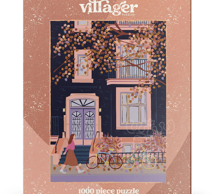 Villager Autumn in Montreal Puzzle 1000pcs