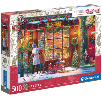 Clementoni Clementoni Classic Christmas: Old Toy Shop Puzzle 500pcs - ORIGINAL BOX SIZE